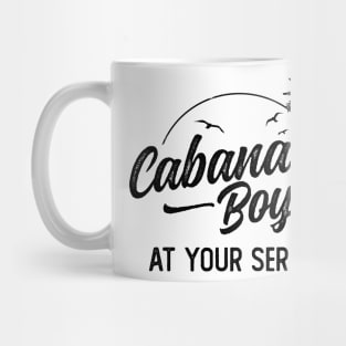 Cabana Boy At Your Service Island Vacation Mug